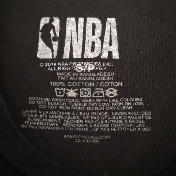 NBA Toronto Raptors Ladies Long Sleeves Size Small Black T-shirt - Picture 3 of 7